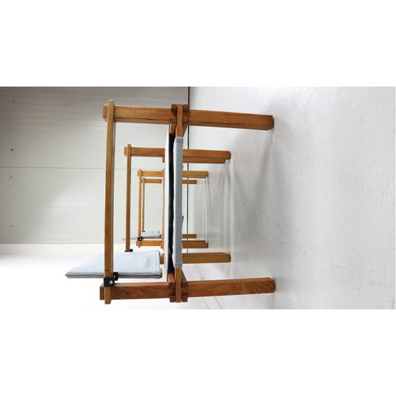 Image 1 of Vintage solid oak wood living room set by Gerd Lange, 1965