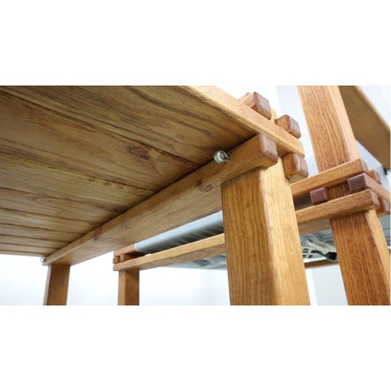 Image 1 of Vintage solid oak wood living room set by Gerd Lange, 1965