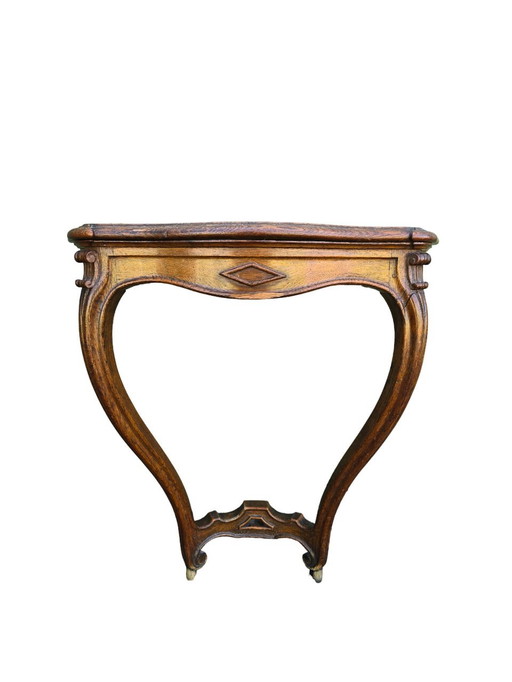 Antique Wooden Entrance Console