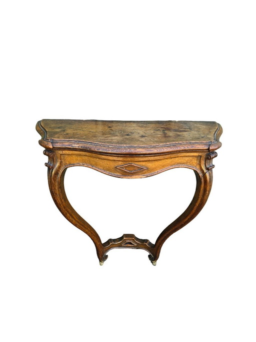 Antique Wooden Entrance Console