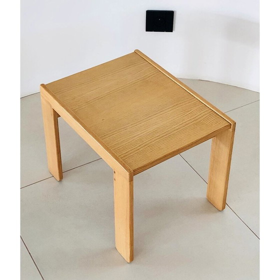 Image 1 of Vintage nesting tables model 777 in ash by Afra and Tobia Scarpa for Cassina, Italy 1960