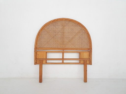 Mid-Century Rattan Head Board, 1970'S