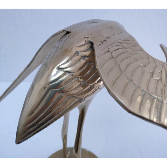 Image 1 of Pair of stilt-walkers in solid brass, 1980