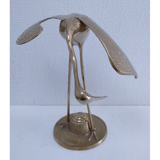 Image 1 of Pair of stilt-walkers in solid brass, 1980