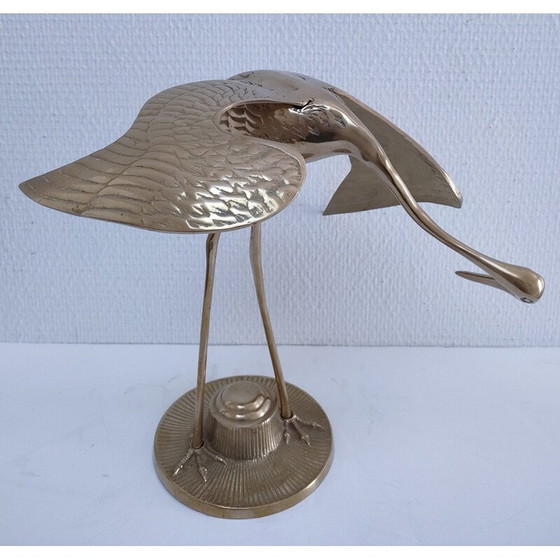 Image 1 of Pair of stilt-walkers in solid brass, 1980