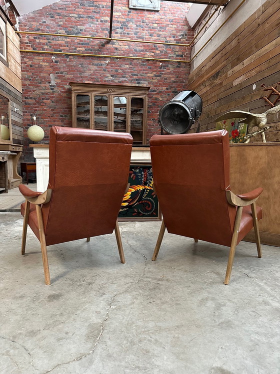 Image 1 of Pair Of 60's Armchairs