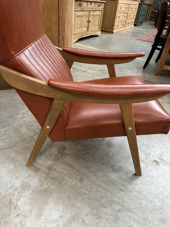 Image 1 of Pair Of 60's Armchairs