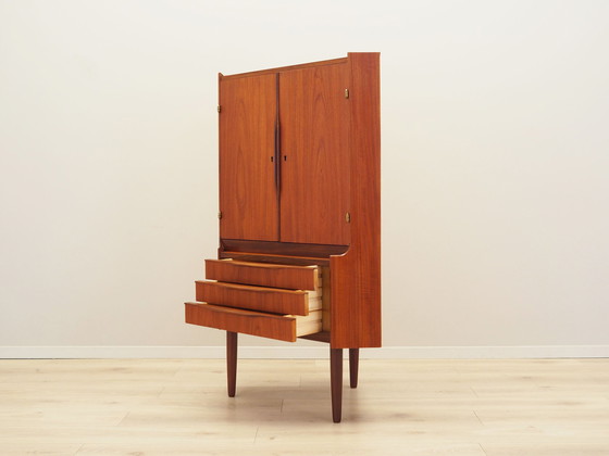 Image 1 of Teak Corner Cabinet, Danish Design, 1970S, Production: Denmark