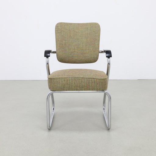 Tubular Frame Arm Chair by Paul Schuitema for Fana Metal, 1960s