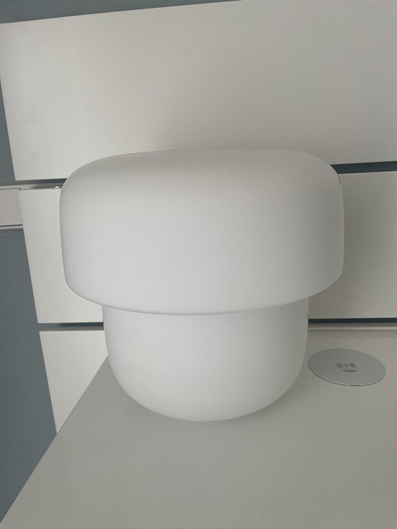 Image 1 of 2x Prandina table lamp milk glass