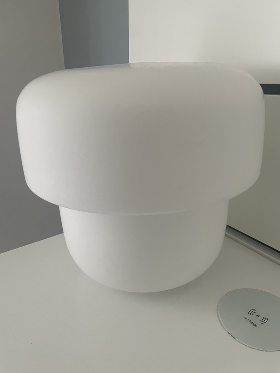 Image 1 of 2x Prandina table lamp milk glass