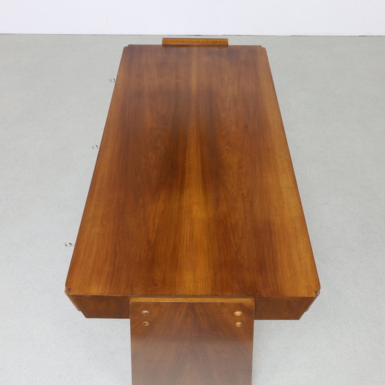 Image 1 of Walnut Desk with drawers, 1960s