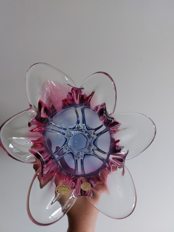 Image 1 of Vase floral en cristal