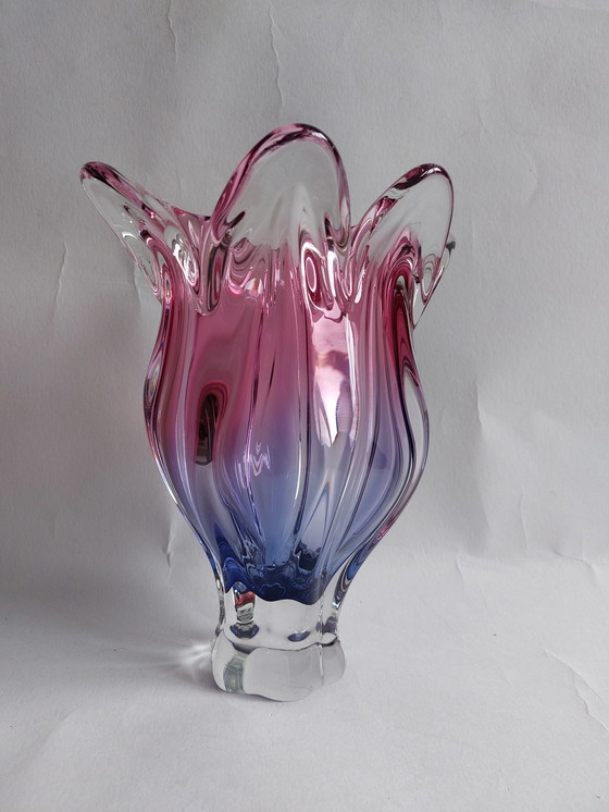 Image 1 of Vase floral en cristal