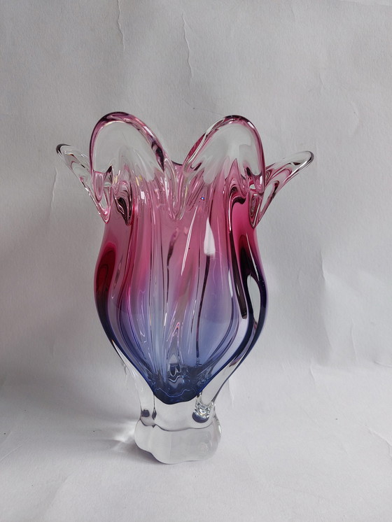 Image 1 of Vase floral en cristal