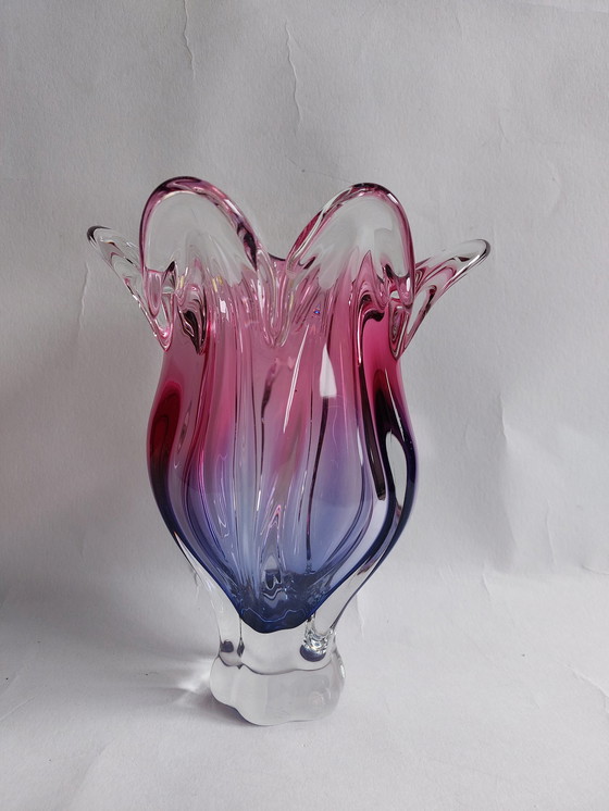 Image 1 of Vase floral en cristal