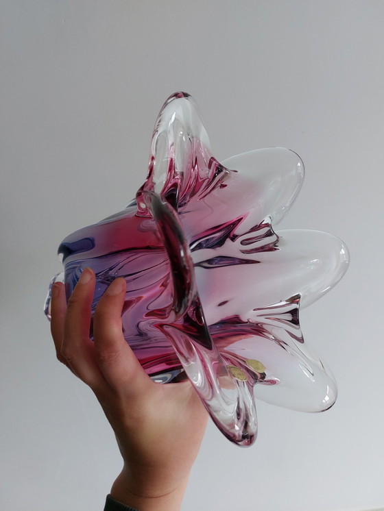 Image 1 of Vase floral en cristal