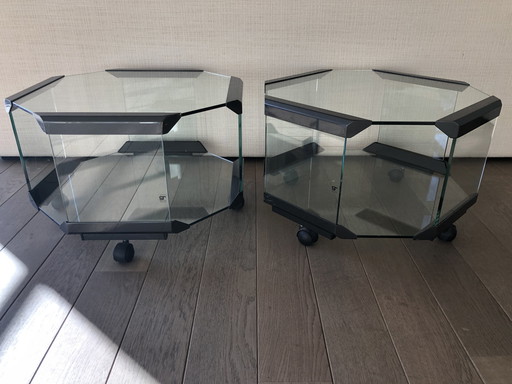 2x Gallotti & Radice side table