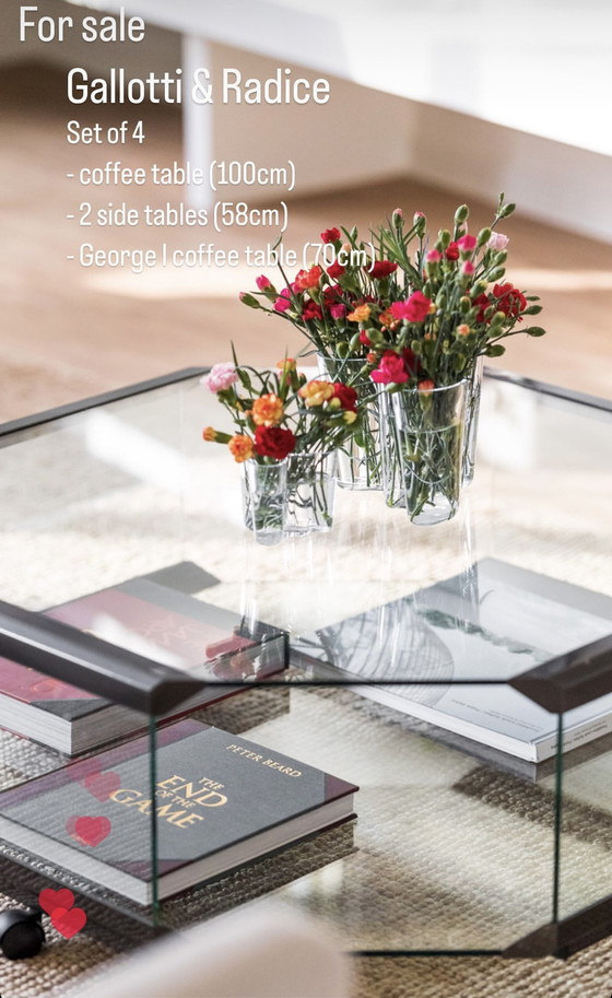 Image 1 of 2x Gallotti & Radice side table