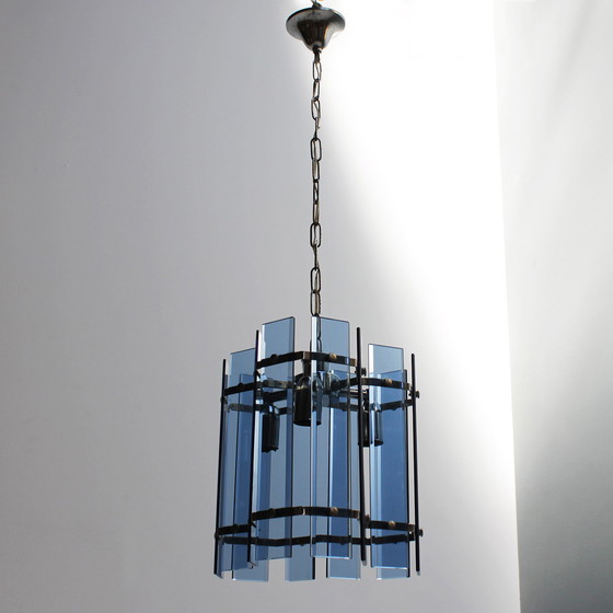 Image 1 of Glass chandelier