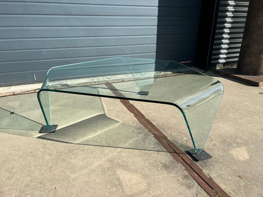 Glass coffee table, Fiam Italia