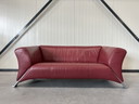 Rolf Benz 322 Canapé 2,5 places en cuir rouge