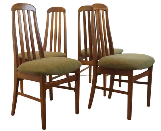 Image 1 of 4x Jentique 'Langsett' chair vintage
