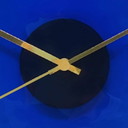 Vintage Wall Clock in Murano Glass by "Cà Dei Vetrai"