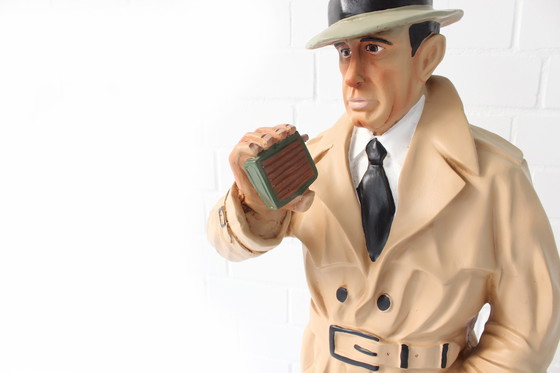 Image 1 of like new, Humphrey Bogart decorative figure “Casablanca” XL version 130cm