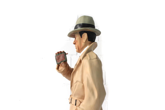 Image 1 of like new, Humphrey Bogart decorative figure “Casablanca” XL version 130cm