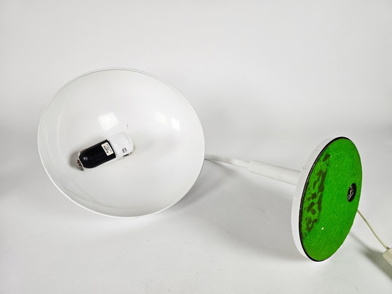 Image 1 of Hala Zeist - H. Th. Busquet - model P-144 - table lamp - white - Bauhaus - 1950's