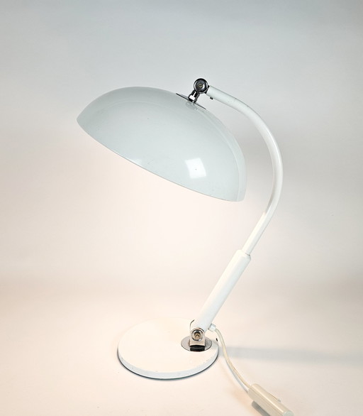 Hala Zeist - H. Th. Busquet - model P-144 - table lamp - white - Bauhaus - 1950's