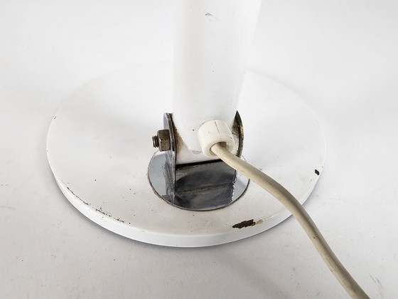 Image 1 of Hala Zeist - H. Th. Busquet - model P-144 - table lamp - white - Bauhaus - 1950's