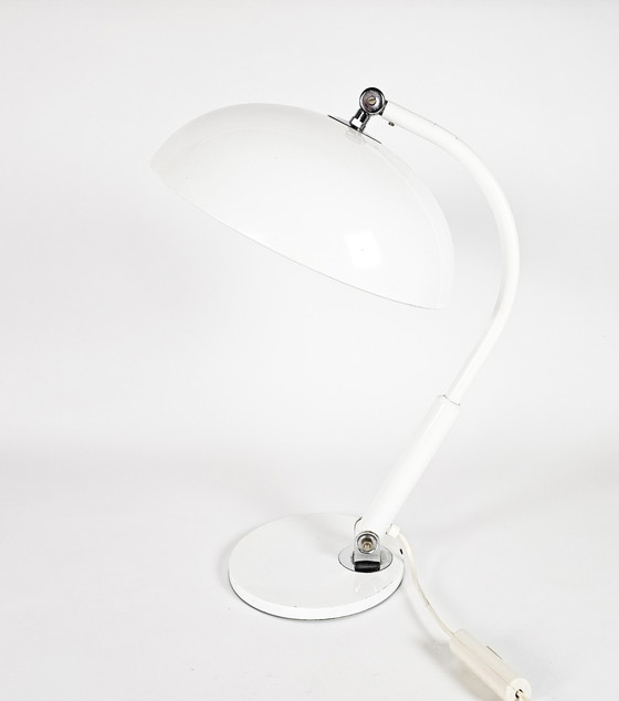 Image 1 of Hala Zeist - H. Th. Busquet - model P-144 - table lamp - white - Bauhaus - 1950's