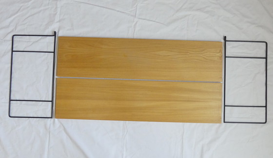 Image 1 of Bookcase wall shelf beech string similar