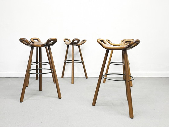 Image 1 of 5x Confonorm Barstools model “Marbella” by Sergio Rodrigues