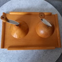 Vintage salt and pepper shakers