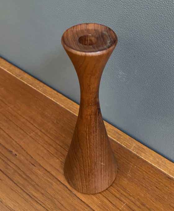 Image 1 of Candelabro de teca de la década de 1960