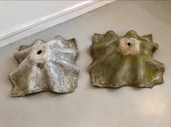 Image 1 of Pair De Jardinière " Oreille D Éléphant " De Willy Guhl, 1950S