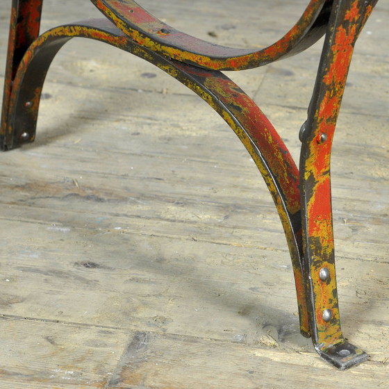 Image 1 of Riveted Iron Park Bench 1920s