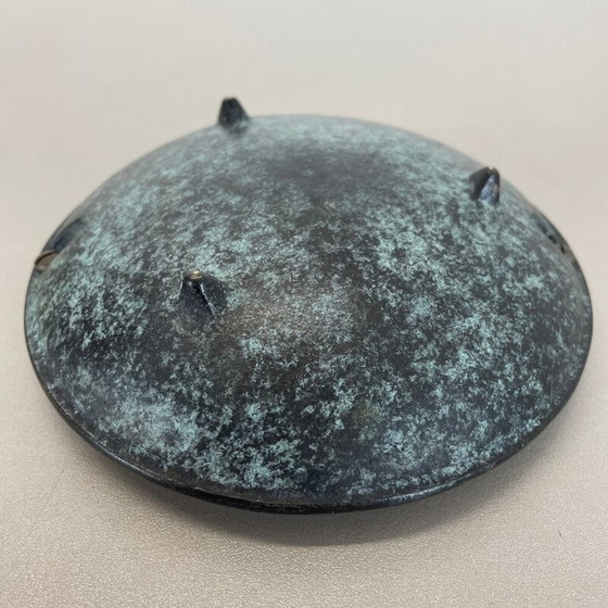 Image 1 of Vintage Austrian tripod brass ashtray, 1950s