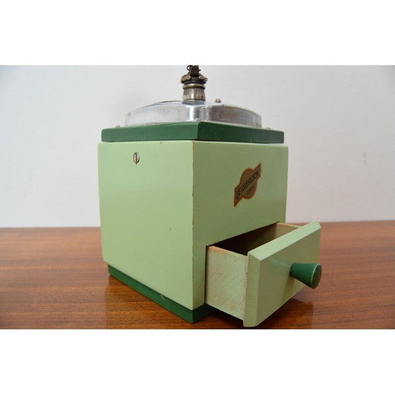 Image 1 of Vintage wood and metal coffee grinder, Germany 1950