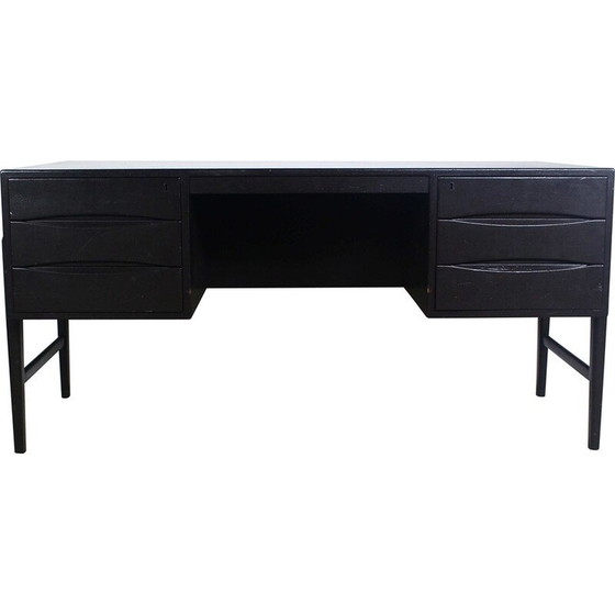 Image 1 of Vintage black freestanding desk by Arne Vodder, Denmark 1960