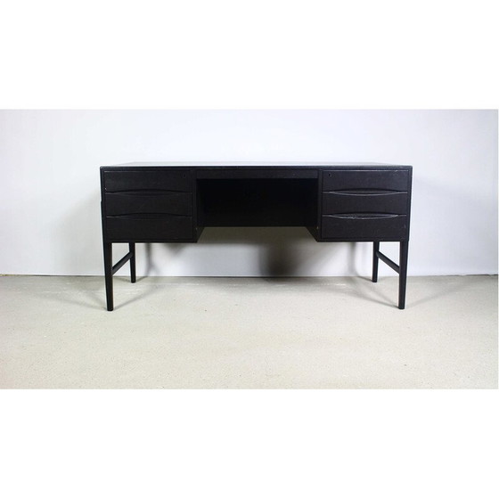 Image 1 of Vintage black freestanding desk by Arne Vodder, Denmark 1960