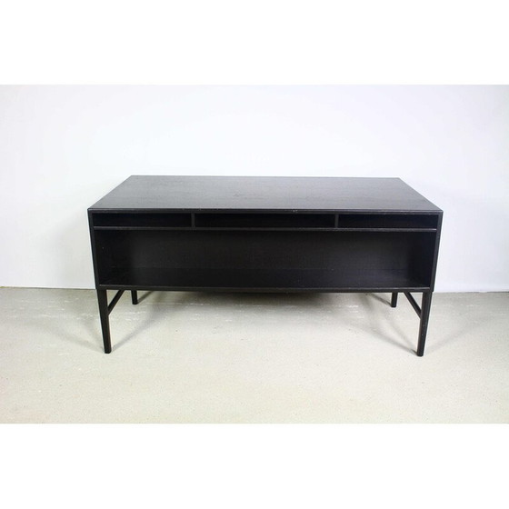 Image 1 of Vintage black freestanding desk by Arne Vodder, Denmark 1960