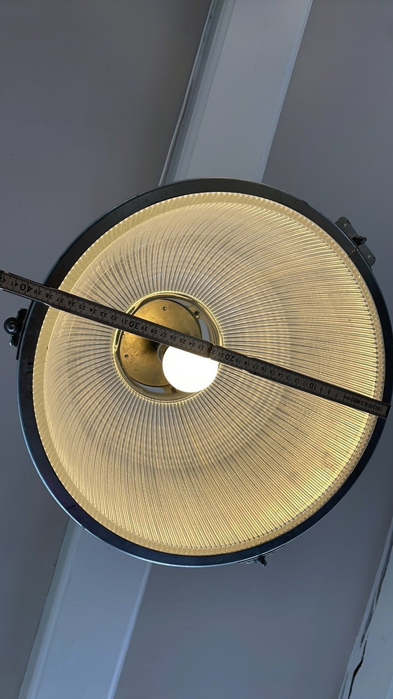 Image 1 of Industrial Textured Glass Hanging Lamps