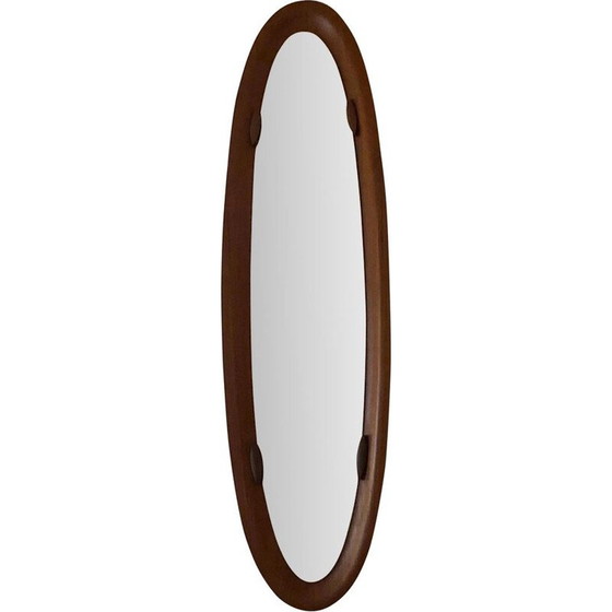 Image 1 of Vintage teak mirror, Italy, 1960