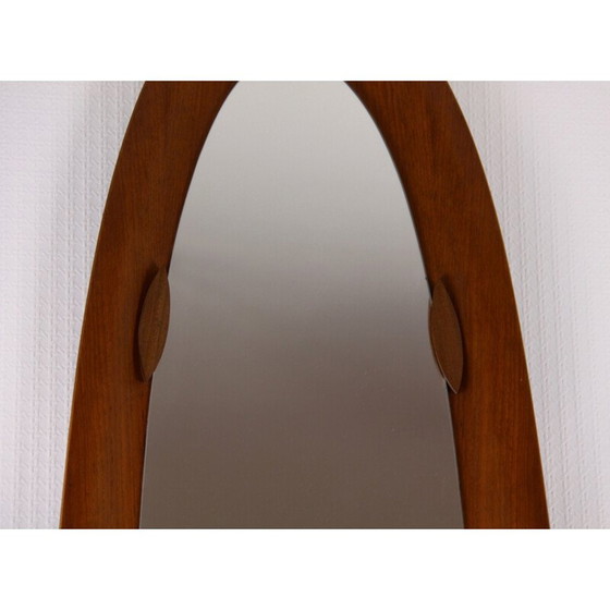 Image 1 of Vintage teak mirror, Italy, 1960