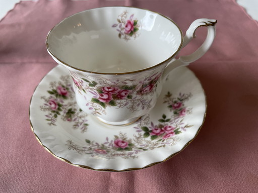 2X Coffee Cup And 1X Tea Cup Royal Albert Lavender Rose