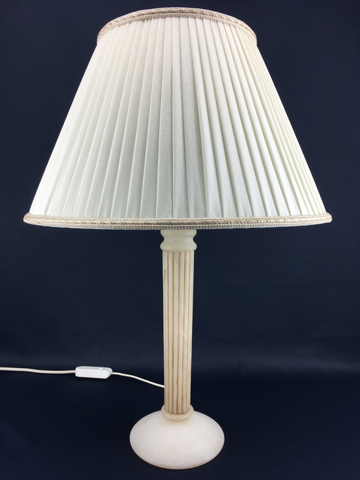 Hollywood Regency Alabaster table lamp